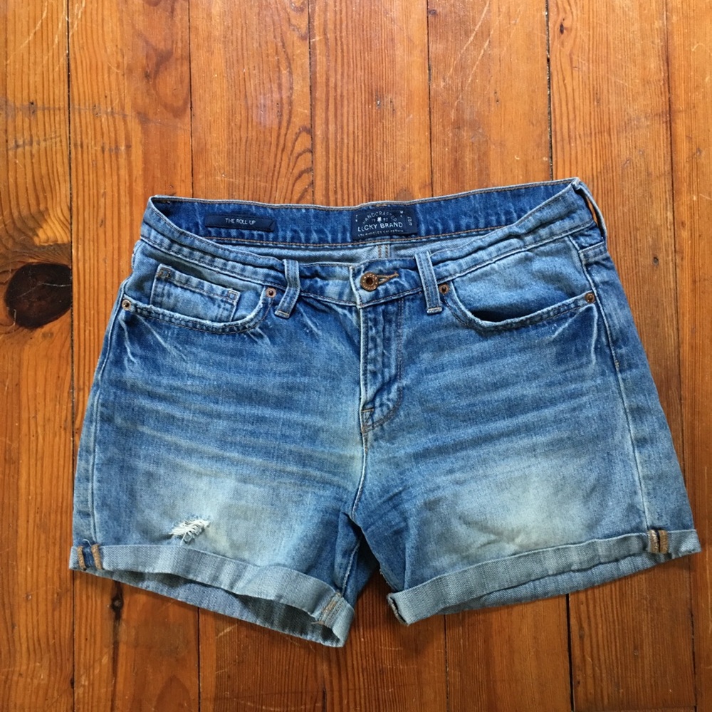Lucky Brand Roll Up Jean Shorts